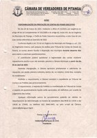 AVISO -  DISPONIBILIZAÇÃO DA PRESTAÇÃO DE CONTAS DO PODER EXECUTIVO
