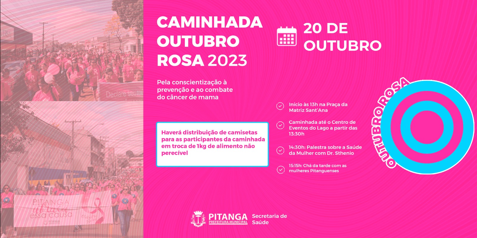 Caminhada Outubro Rosa 2023