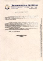 EDITAL DE CONVOCAÇÃO Nº 10/2024