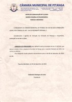 EDITAL DE CONVOCAÇÃO Nº 12/2024 SESSÃO PLENÁRIA EXTRAORDINÁRIA PERÍODO ORDINÁRIO