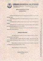 EDITAL DE CONVOCAÇÃO Nº 13/2023 AUDIÊNCIA PÚBLICA