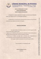 EDITAL DE CONVOCAÇÃO Nº 15/2023 PERÍODO EXTRAORDINÁRIO SESSÃO PLENÁRIA EXTRAORDINÁRIA