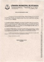 Edital de Convocação nº 2/2024