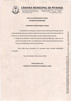 Edital de convocação nº 3/2023 Reunião Extraordinária - Comissão de Constituição e Justiça