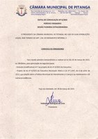 Edital de Convocação nº 6/2023 Período Ordinário - Sessão Plenária Extraordinária