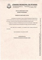 Edital de Convocação nº 7-2023 - Reunião Extraordinária da Comissão de Constituição e Justiça