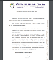 ADENDO Nº 1 AO EDITAL DE CONVOCAÇÃO Nº 1/2025