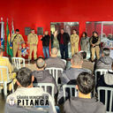 Vereadores participam de solenidade do Corpo de Bombeiros em Pitanga com entrega de novo caminhão e lançamento de projeto social